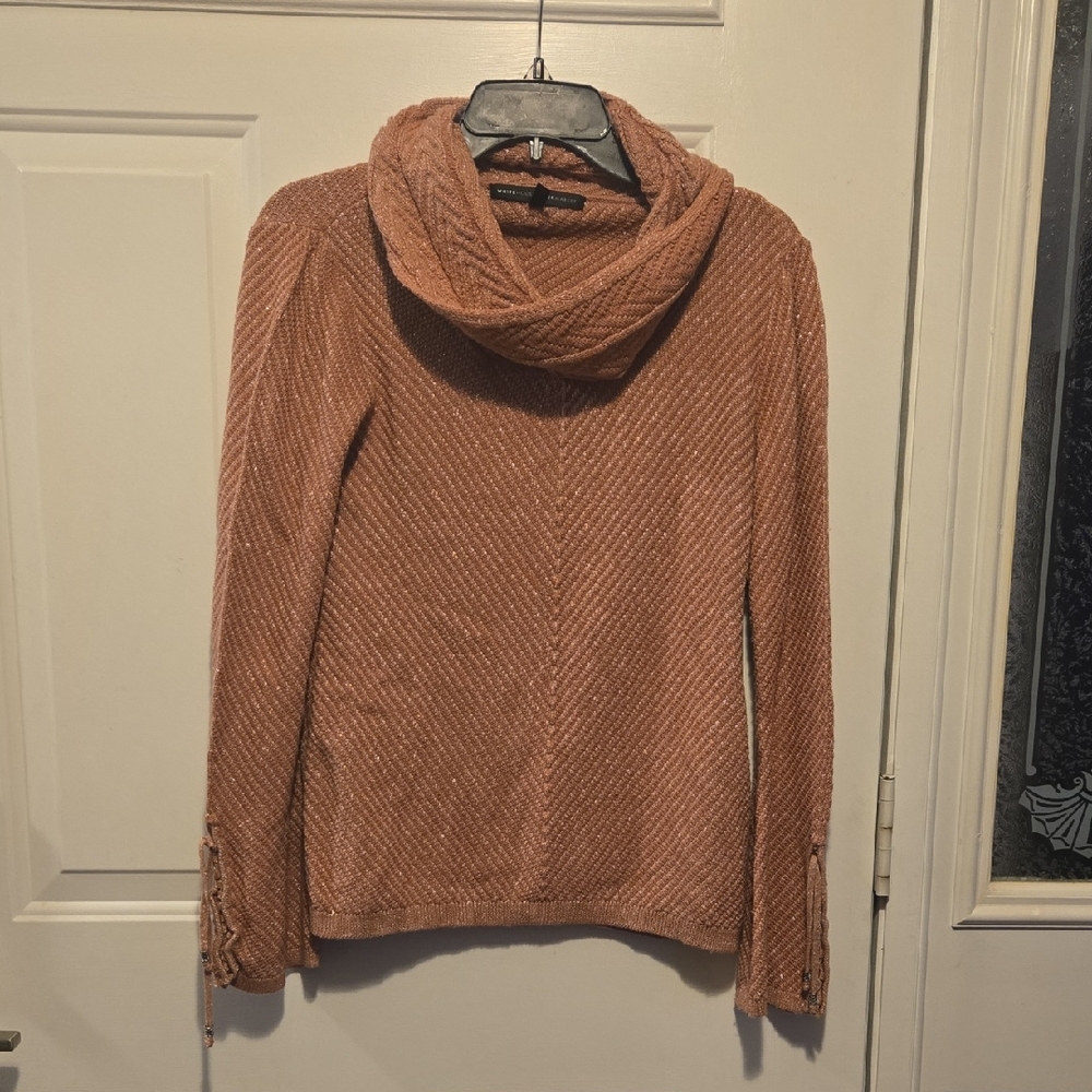 White House Black Market Women's Cowl Neck Sweater S